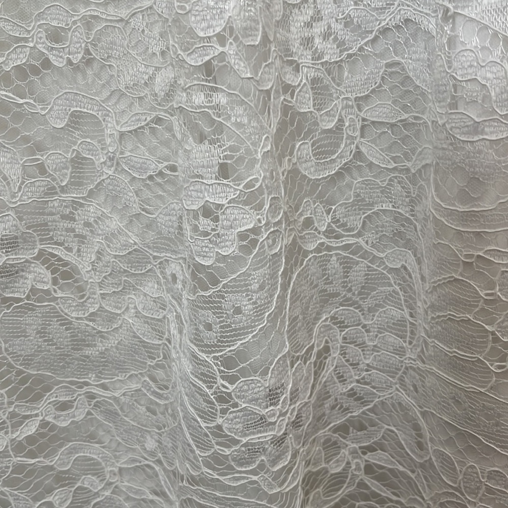 White Lace Dress , Lined, Size Small by Francesca’s - Picture 3 of 5